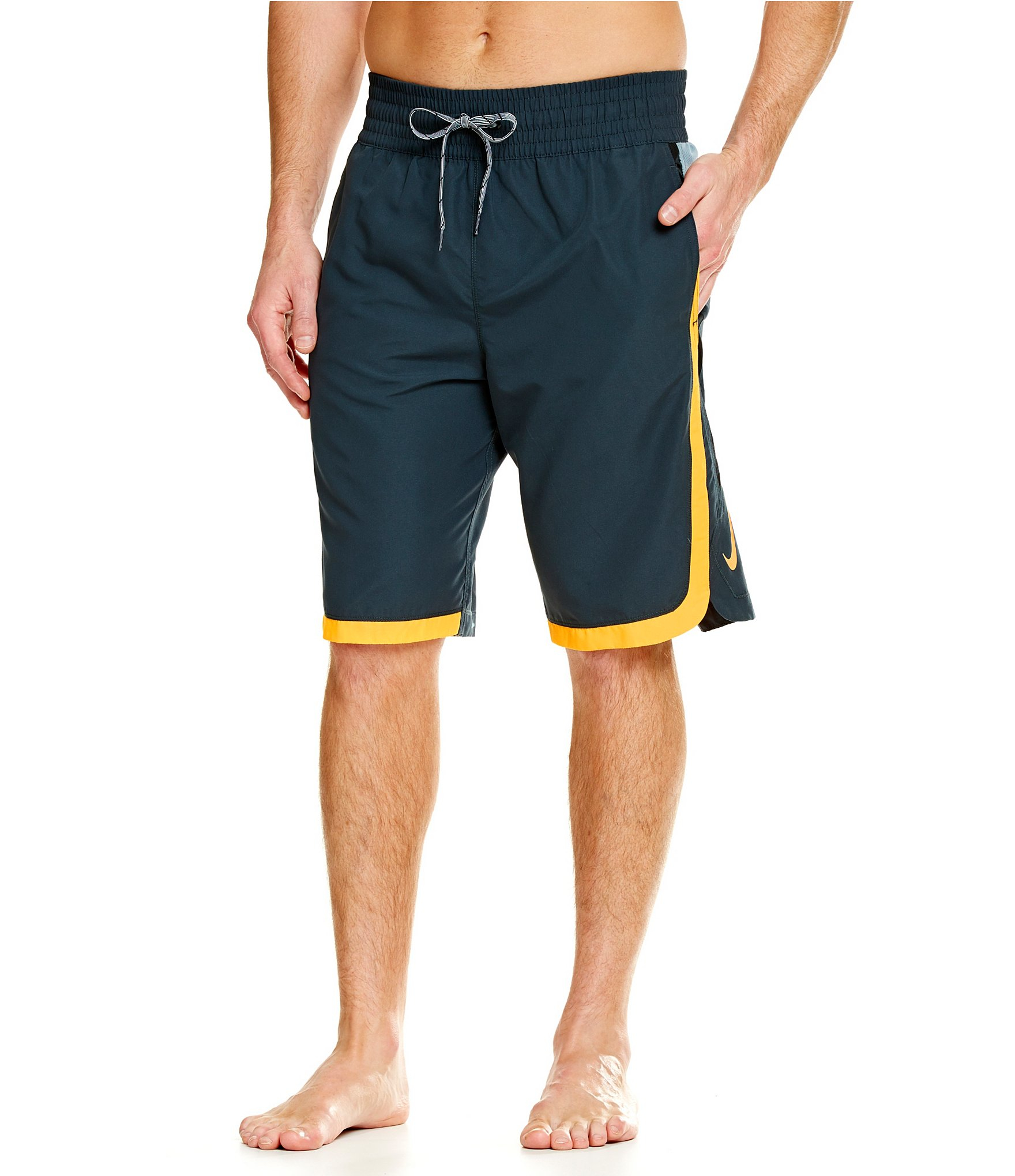 Nike Big & Tall Color Surge Beacon Volley Swim Trunks in Green for Men